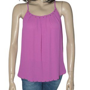 Stitch Fix Pixley Zania Stud Detail Blouse Jewel Tone Purple (Size S) NWT